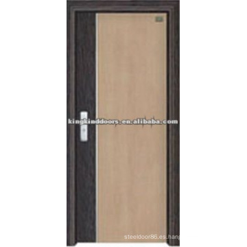 Puerta MDF de alta calidad con el PVC cubierto / puerta del PVC (JKD-8018) para el diseño del espacio Interior de China Top 10 marca